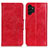 Custodia Portafoglio In Pelle Cover con Supporto M02L per Samsung Galaxy A13 5G Rosso