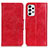 Custodia Portafoglio In Pelle Cover con Supporto M02L per Samsung Galaxy A23 5G Rosso