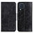 Custodia Portafoglio In Pelle Cover con Supporto M02L per Samsung Galaxy M32 4G Nero