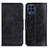 Custodia Portafoglio In Pelle Cover con Supporto M02L per Samsung Galaxy M53 5G Nero