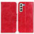 Custodia Portafoglio In Pelle Cover con Supporto M02L per Samsung Galaxy S23 Plus 5G Rosso