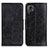 Custodia Portafoglio In Pelle Cover con Supporto M02L per Xiaomi Poco M4 5G Nero