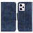 Custodia Portafoglio In Pelle Cover con Supporto M02L per Xiaomi Redmi Note 12 Pro 5G Blu