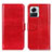 Custodia Portafoglio In Pelle Cover con Supporto M03L per Motorola Moto Edge X30 Pro 5G Rosso
