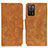 Custodia Portafoglio In Pelle Cover con Supporto M03L per Oppo A56 5G Khaki