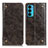 Custodia Portafoglio In Pelle Cover con Supporto M04L per Motorola Moto Edge Lite 5G Bronze