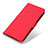 Custodia Portafoglio In Pelle Cover con Supporto M04L per Motorola Moto G51 5G Rosso