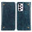 Custodia Portafoglio In Pelle Cover con Supporto M04L per Samsung Galaxy A33 5G Blu