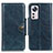 Custodia Portafoglio In Pelle Cover con Supporto M04L per Xiaomi Mi 12 Pro 5G Blu