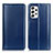 Custodia Portafoglio In Pelle Cover con Supporto M05L per Samsung Galaxy A53 5G Blu