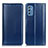 Custodia Portafoglio In Pelle Cover con Supporto M05L per Samsung Galaxy M52 5G Blu