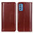 Custodia Portafoglio In Pelle Cover con Supporto M05L per Samsung Galaxy M52 5G Marrone