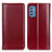 Custodia Portafoglio In Pelle Cover con Supporto M05L per Samsung Galaxy M52 5G Rosso