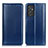 Custodia Portafoglio In Pelle Cover con Supporto M05L per Samsung Galaxy Quantum2 5G Blu