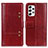 Custodia Portafoglio In Pelle Cover con Supporto M06L per Samsung Galaxy A53 5G Rosso