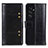 Custodia Portafoglio In Pelle Cover con Supporto M06L per Samsung Galaxy S21 Ultra 5G Nero