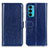 Custodia Portafoglio In Pelle Cover con Supporto M07L per Motorola Moto Edge Lite 5G Blu