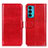 Custodia Portafoglio In Pelle Cover con Supporto M07L per Motorola Moto Edge Lite 5G Rosso