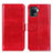 Custodia Portafoglio In Pelle Cover con Supporto M07L per Oppo A94 4G Rosso