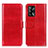 Custodia Portafoglio In Pelle Cover con Supporto M07L per Oppo A95 4G Rosso