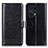 Custodia Portafoglio In Pelle Cover con Supporto M07L per Oppo Find X5 Pro 5G Nero