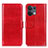 Custodia Portafoglio In Pelle Cover con Supporto M07L per Oppo Reno8 Pro 5G Rosso