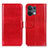 Custodia Portafoglio In Pelle Cover con Supporto M07L per Oppo Reno9 Pro+ Plus 5G Rosso