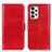 Custodia Portafoglio In Pelle Cover con Supporto M07L per Samsung Galaxy A33 5G Rosso