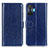 Custodia Portafoglio In Pelle Cover con Supporto M07L per Xiaomi Poco F4 GT 5G Blu