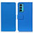 Custodia Portafoglio In Pelle Cover con Supporto M08L per Motorola Moto Edge Lite 5G Blu