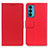 Custodia Portafoglio In Pelle Cover con Supporto M08L per Motorola Moto Edge Lite 5G Rosso