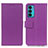 Custodia Portafoglio In Pelle Cover con Supporto M08L per Motorola Moto Edge Lite 5G Viola