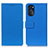 Custodia Portafoglio In Pelle Cover con Supporto M08L per Motorola Moto G 5G (2022) Blu