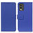 Custodia Portafoglio In Pelle Cover con Supporto M08L per Nokia C210 Blu