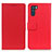 Custodia Portafoglio In Pelle Cover con Supporto M08L per Oppo K9 Pro 5G Rosso