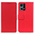 Custodia Portafoglio In Pelle Cover con Supporto M08L per Oppo Reno7 4G Rosso