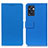 Custodia Portafoglio In Pelle Cover con Supporto M08L per Oppo Reno7 SE 5G Blu