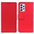 Custodia Portafoglio In Pelle Cover con Supporto M08L per Samsung Galaxy A73 5G Rosso