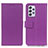 Custodia Portafoglio In Pelle Cover con Supporto M08L per Samsung Galaxy A73 5G Viola