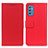 Custodia Portafoglio In Pelle Cover con Supporto M08L per Samsung Galaxy M52 5G Rosso