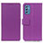 Custodia Portafoglio In Pelle Cover con Supporto M08L per Samsung Galaxy M52 5G Viola