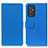 Custodia Portafoglio In Pelle Cover con Supporto M08L per Samsung Galaxy Quantum2 5G Blu