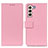 Custodia Portafoglio In Pelle Cover con Supporto M08L per Samsung Galaxy S21 5G Rosa