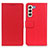 Custodia Portafoglio In Pelle Cover con Supporto M08L per Samsung Galaxy S21 5G Rosso