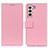 Custodia Portafoglio In Pelle Cover con Supporto M08L per Samsung Galaxy S23 5G Rosa