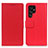 Custodia Portafoglio In Pelle Cover con Supporto M08L per Samsung Galaxy S23 Ultra 5G Rosso