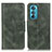 Custodia Portafoglio In Pelle Cover con Supporto M09L per Motorola Moto Edge 30 5G Verde