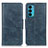 Custodia Portafoglio In Pelle Cover con Supporto M09L per Motorola Moto Edge Lite 5G Blu