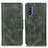 Custodia Portafoglio In Pelle Cover con Supporto M09L per Motorola Moto G Pure Verde