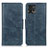 Custodia Portafoglio In Pelle Cover con Supporto M09L per Motorola Moto G72 Blu